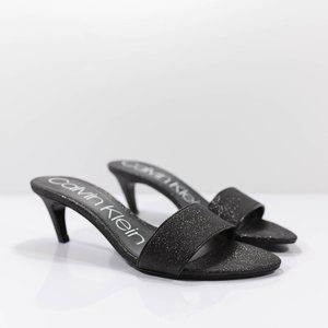 Calvin Klein Gallia Glitter Slide Sandal